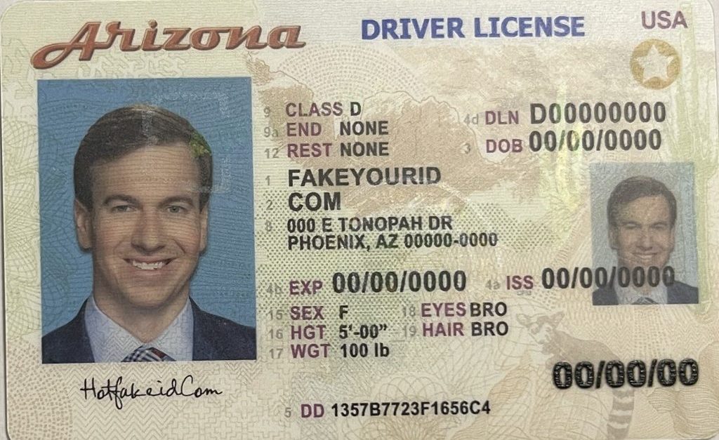 arizona fake id