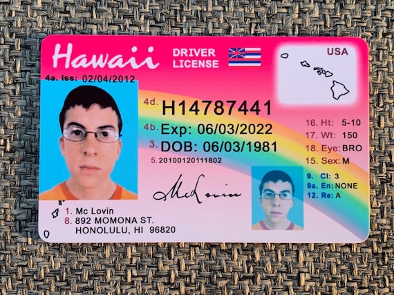 Bolivia fake id card