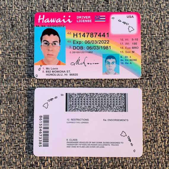 Bolivia fake id card