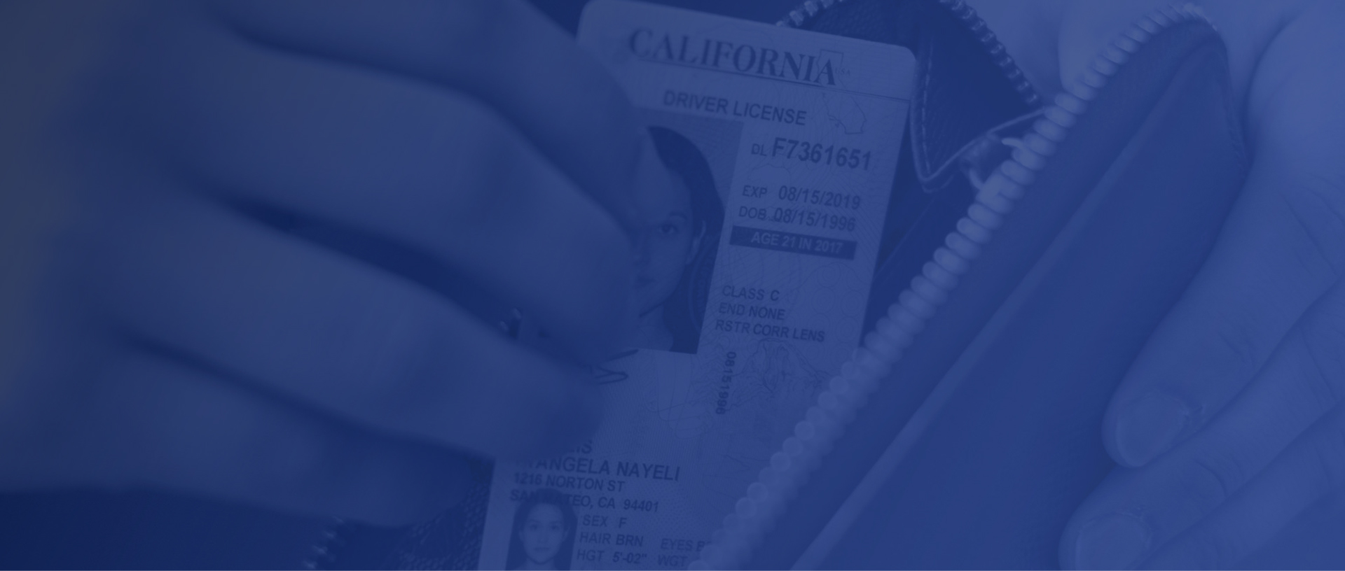 California fake id card