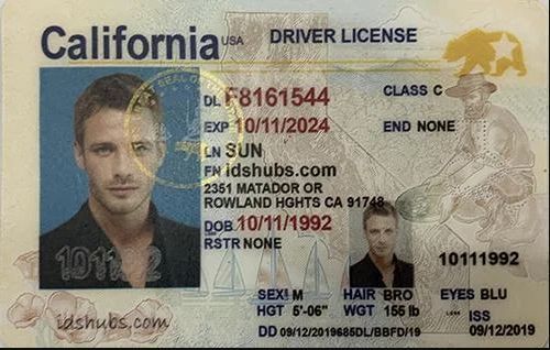 california fake id