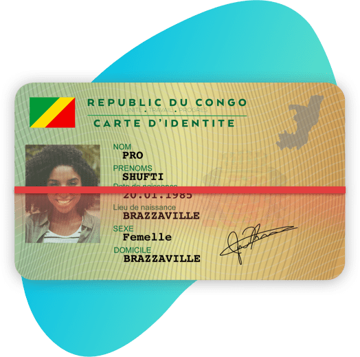 Congo id card templates