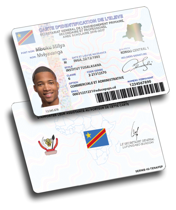 Congo id card templates