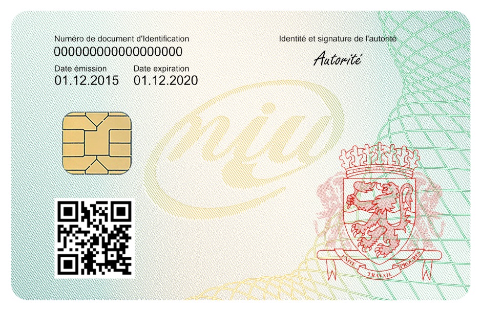 Congo id card templates