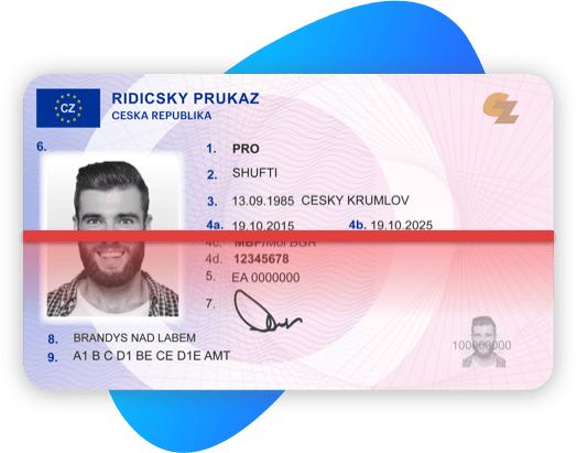 Czech Republic fake id card