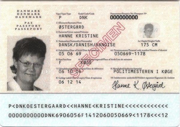 Denmark passport