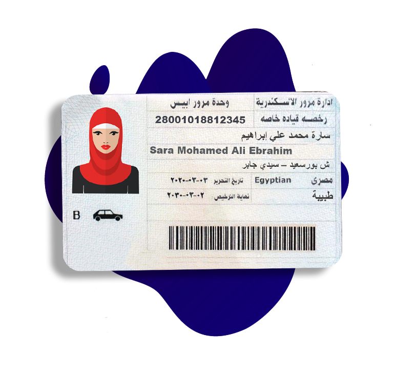 Egypt fake id card