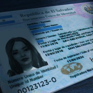 El Salvador fake id card