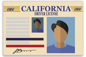 fake id california