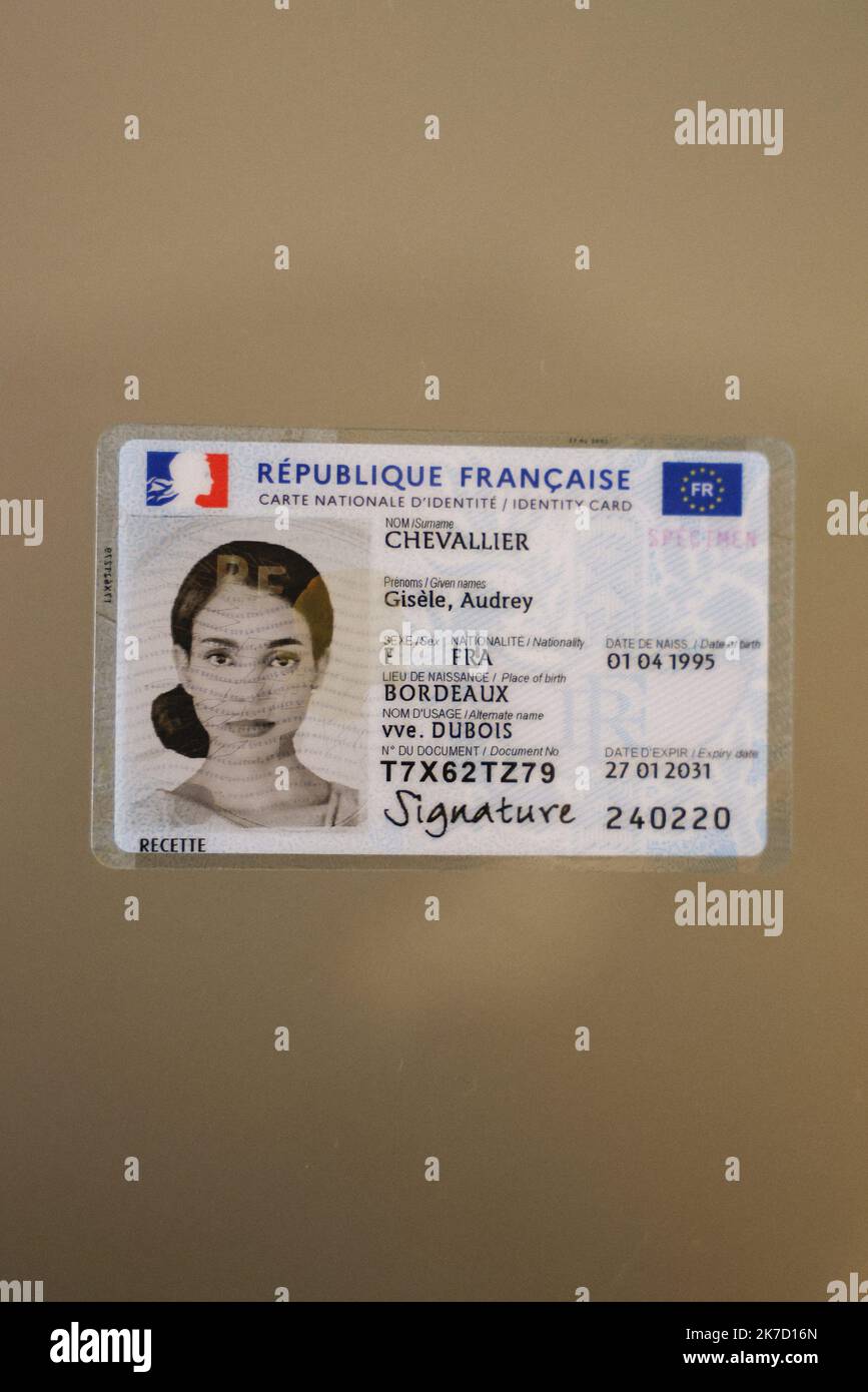 France fake id card