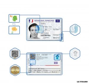 France fake id card