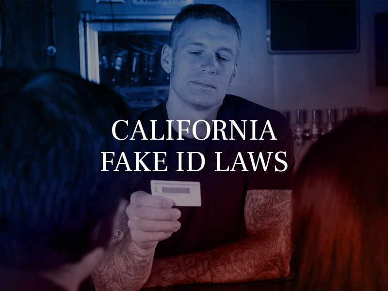 getting caught with fake id