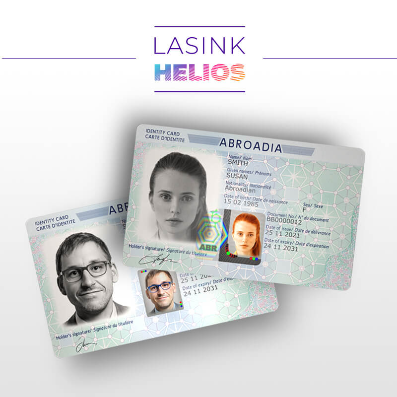 Greece id card templates