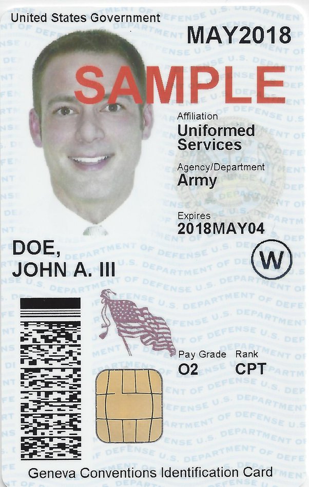 how to spot a fake military id card