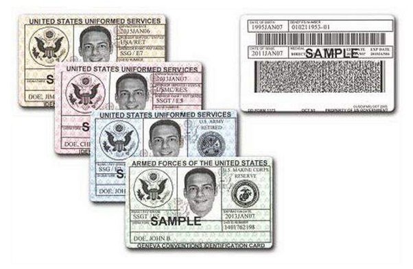 how to spot a fake military id card