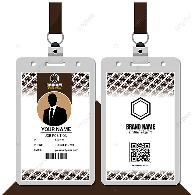 Indonesia id card templates