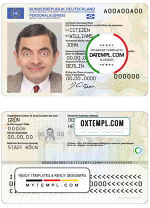 Kenya id card front and back