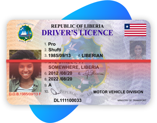 Liberia id card templates