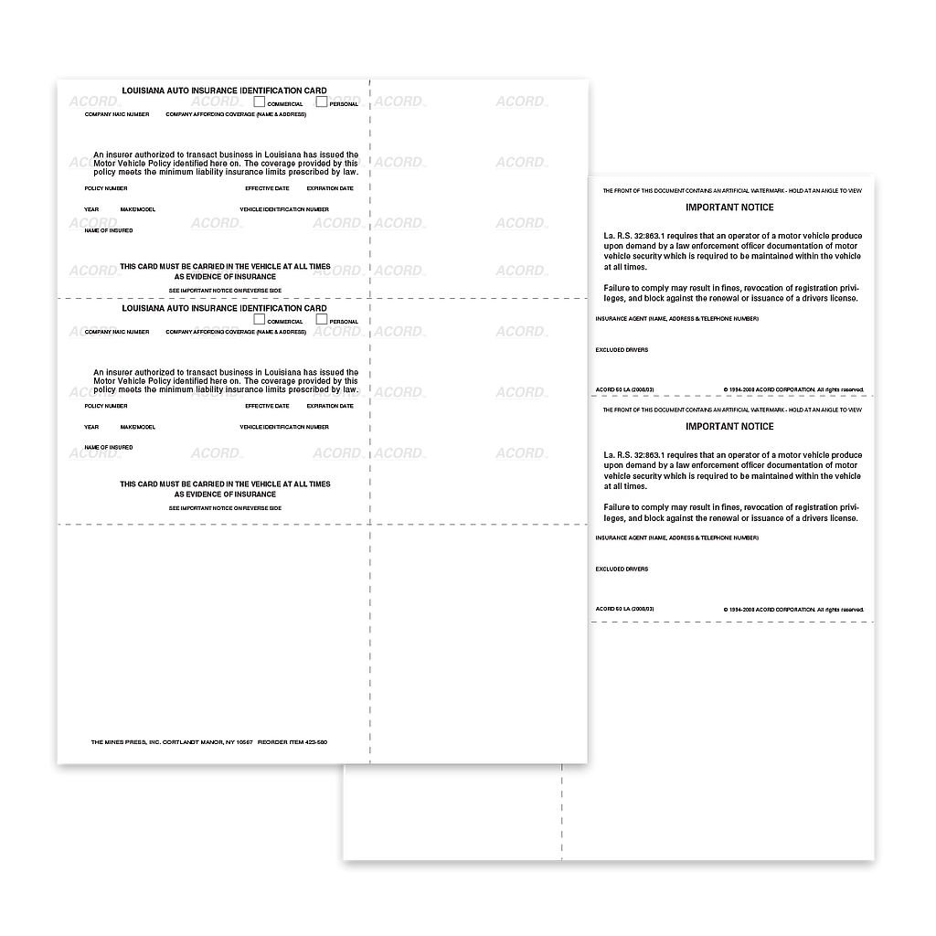 Louisiana id card templates