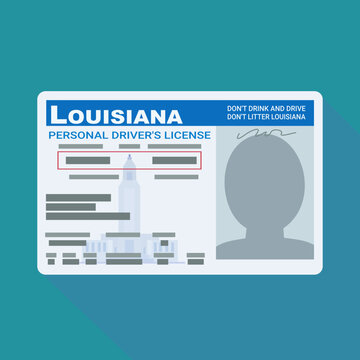 Louisiana id card templates