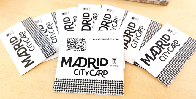 Madrid id card front and back