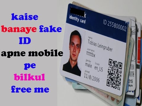 making a fake id