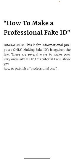 making a fake id