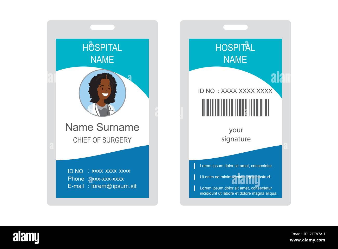 Mali id card front and back