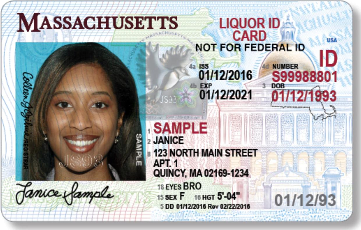 massachusetts fake id