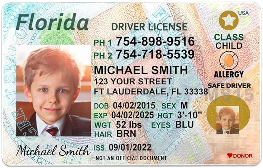Missouri fake id card
