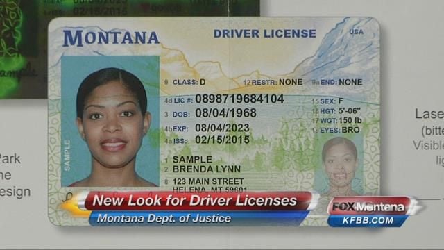 Montana fake id card