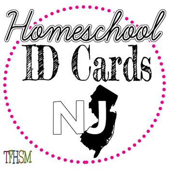 New Jersey id card templates