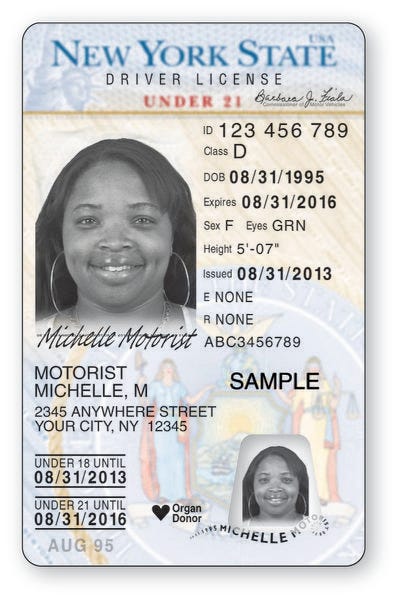 new york fake id