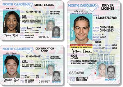 North Carolina fake id card