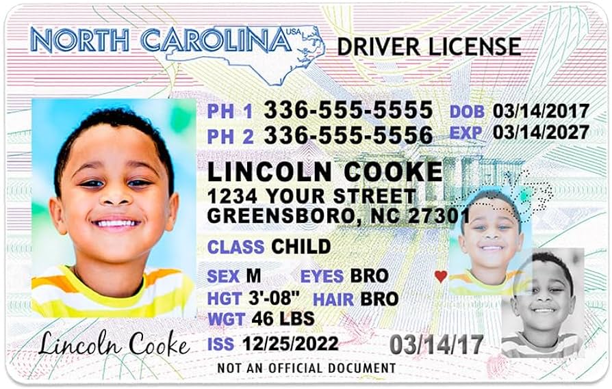 north carolina fake id