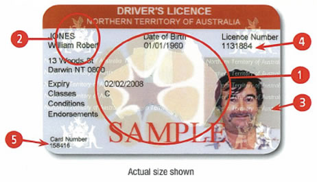 Northern Territory fake id card