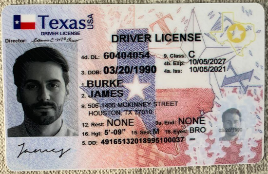 texas fake id vs real