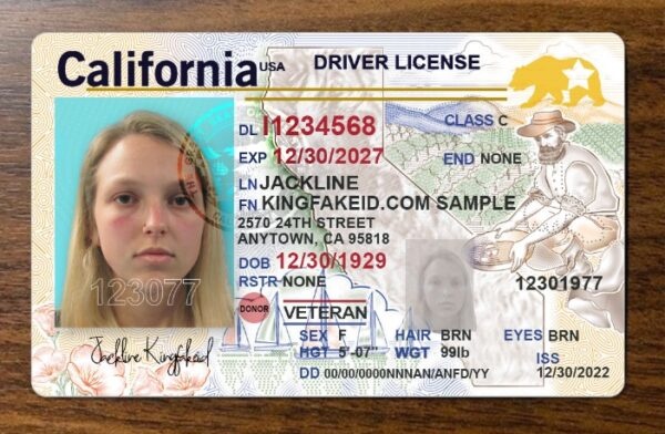 Utah fake id card