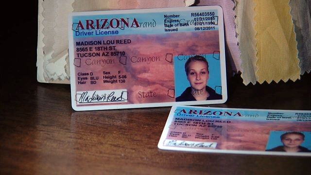 Utah fake id card