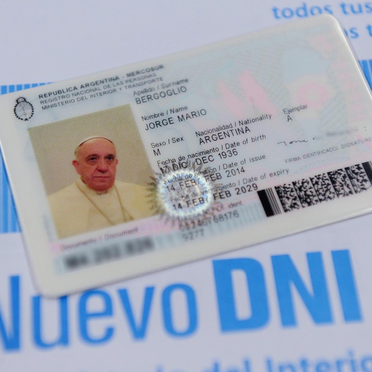 Vatican City id card front and back