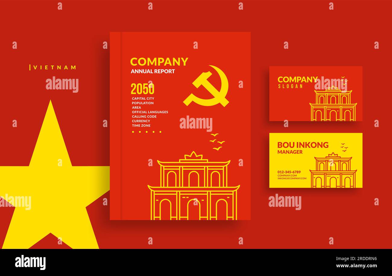 Vietnam id card templates